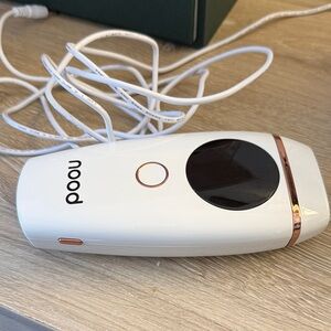 Nood White and Rose Gold Hair Removal Device flasher 2.0